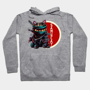 I'm not samurai I'm samucat Hoodie